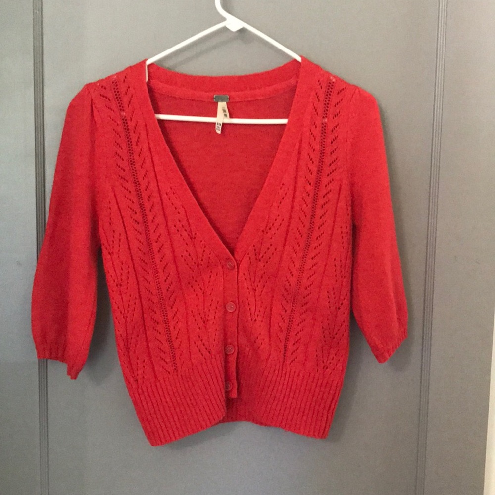 Red Cardigan